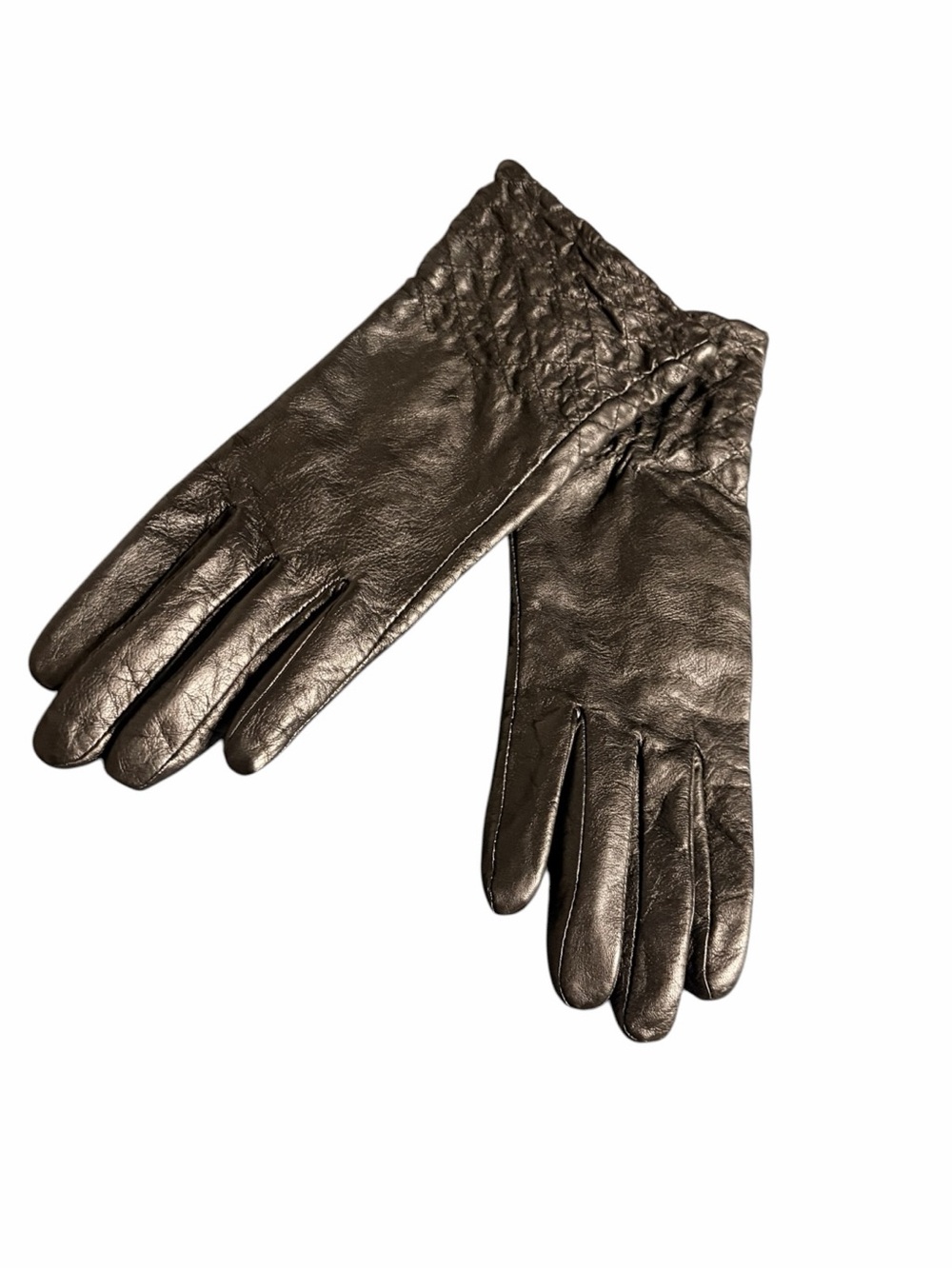 Alexandra Bartlett Black Leather Gloves